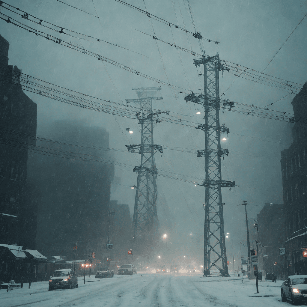 영하 40도의 동토가 된 미 북동부: 인공지능이 떠난 전력망의 '디지털 뇌사'