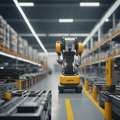 Autonomous robots navigating a high-density warehouse