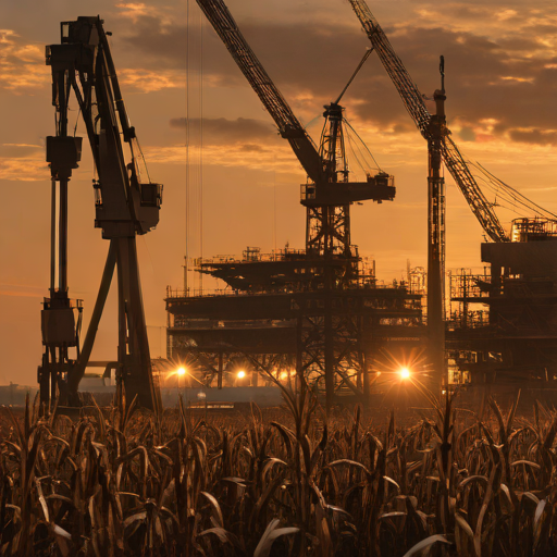 Construction of a semiconductor mega-site in the American Midwest