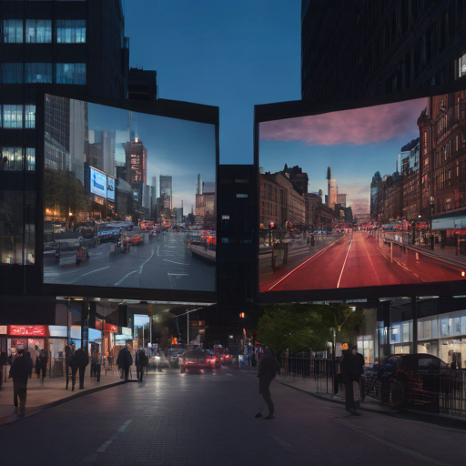 A conceptual illustration of a fractured map of the United States, split by a digital fissure made of pixelated static and binary code.